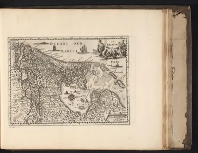 Kaart van het graafschap Holland, 1697