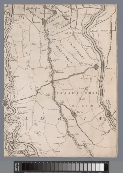 Kaart van het Graafschap Holland en Utrecht (plaat 33)