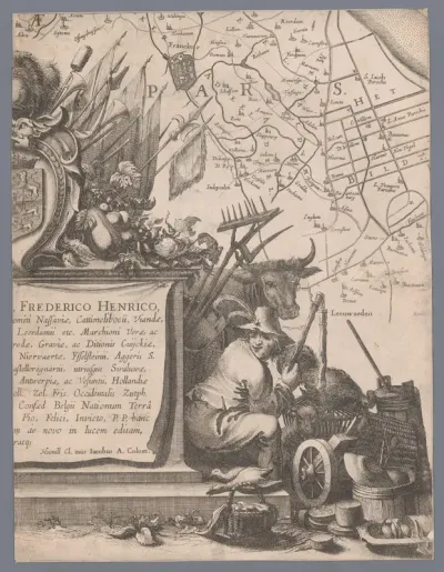 Kaart van het Graafschap Holland en Utrecht (plaat 40)