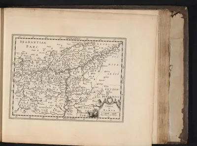Kaart van het graafschap Namen, 1697