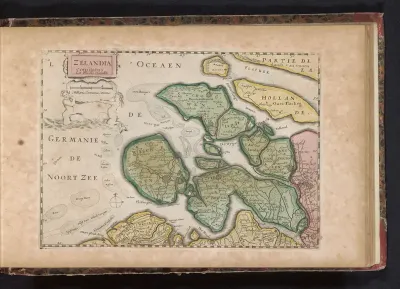 Kaart van het graafschap Zeeland