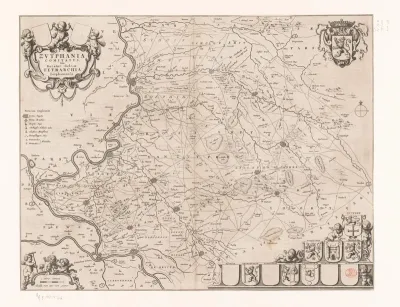 Kaart van het graafschap Zutphen