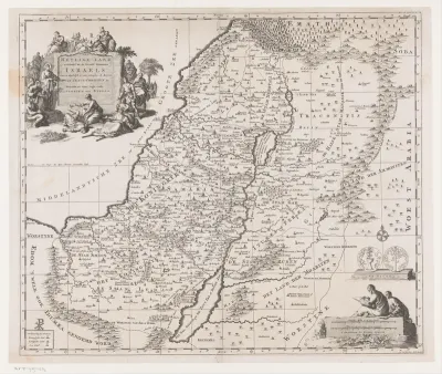 Kaart van het Heilige Land