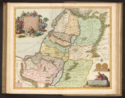 Kaart van het Heilige Land