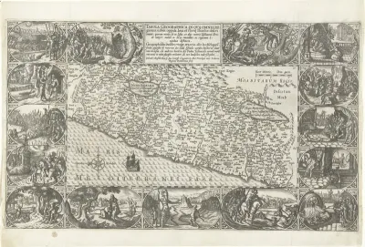 Kaart van het Heilige Land