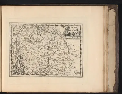 Kaart van het hertogdom Brabant, 1697