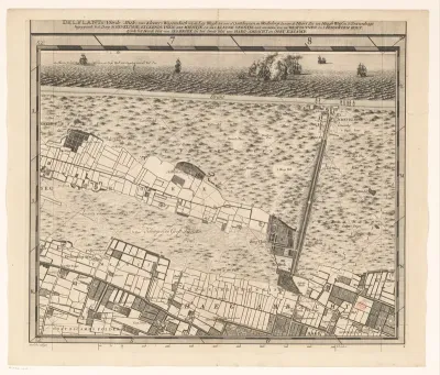 Kaart van het Hoogheemraadschap van Delfland (vierde deel)