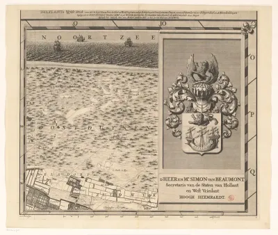 Kaart van het Hoogheemraadschap van Delfland (vijfde deel)