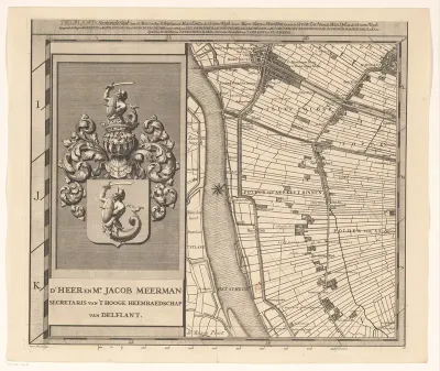 Kaart van het Hoogheemraadschap van Delfland (zestiende deel)