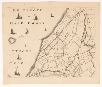 Kaart van het Hoogheemraadschap van Rijnland (achtste deel)