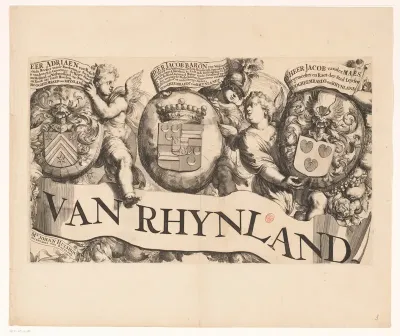 Kaart van het Hoogheemraadschap van Rijnland (derde deel)