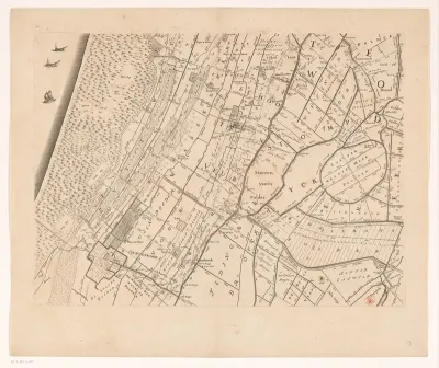 Kaart van het Hoogheemraadschap van Rijnland (dertiende deel)