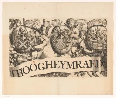 Kaart van het Hoogheemraadschap van Rijnland (eerste deel)