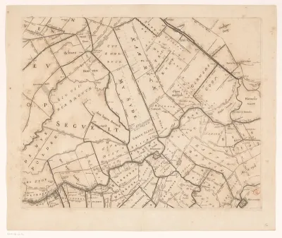 Kaart van het Hoogheemraadschap van Rijnland (twaalfde deel)
