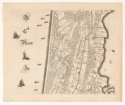 Kaart van het Hoogheemraadschap van Rijnland (zevende deel)