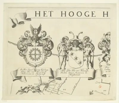 Kaart van het Hoogheemraadschap van Schieland (eerste deel)