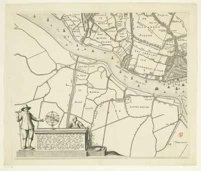 Kaart van het Hoogheemraadschap van Schieland (zevende deel)