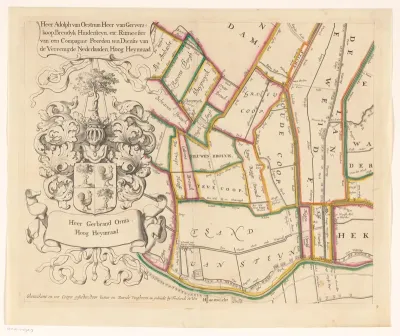 Kaart van het Hoogheemraadschap van Woerden (zevende deel)