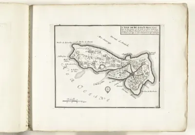 Kaart van het Ile de Ré, ca. 1702