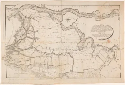 Kaart van het Land van Heusden en Altena