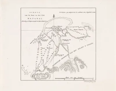 Kaart van het noordelijke gedeelte van Haïti