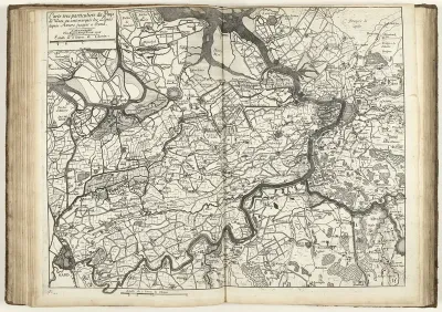 Kaart van het Waasland, 1706