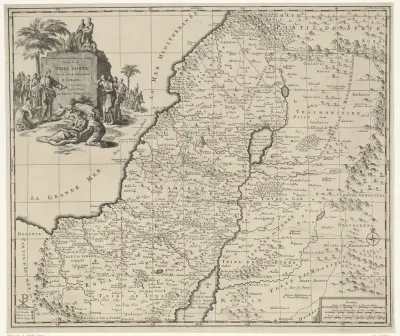 Kaart van Israël