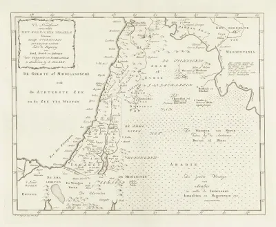Kaart van Israël