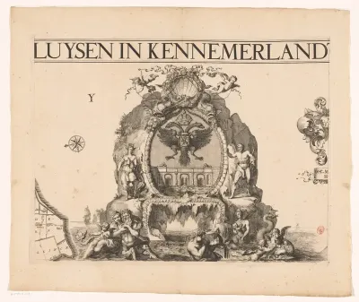 Kaart van Kennemerland en West-Friesland (derde deel)