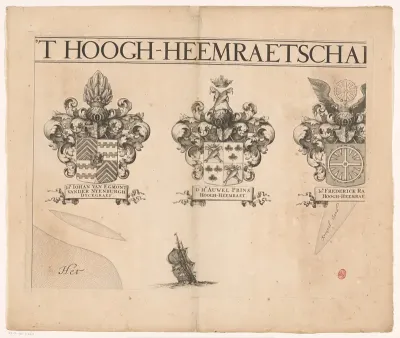 Kaart van Kennemerland en West-Friesland (eerste deel)