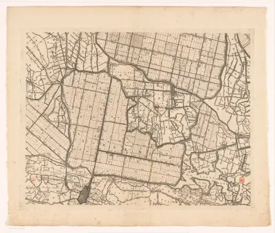 Kaart van Kennemerland en West-Friesland (elfde deel)