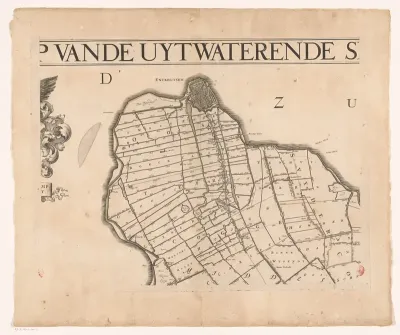 Kaart van Kennemerland en West-Friesland (tweede deel)