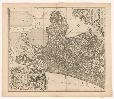 Kaart van Kennemerland en West-Friesland