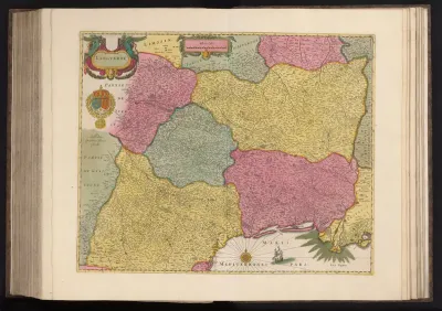 Kaart van Languedoc