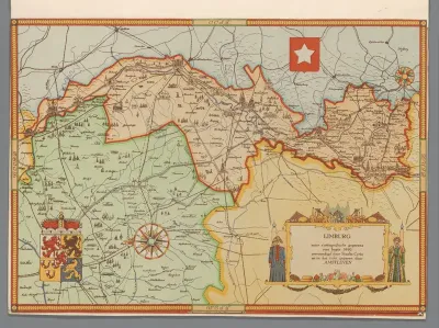 Kaart van Limburg, 1940