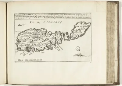 Kaart van Malta, 1726