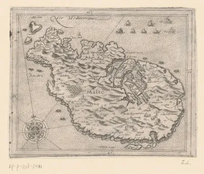Kaart van Malta