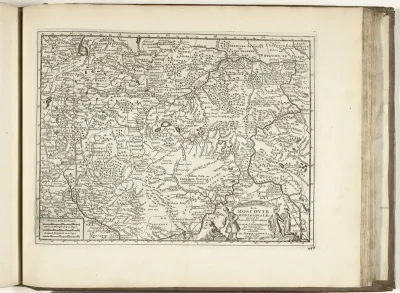 Kaart van Moskovië, 1726