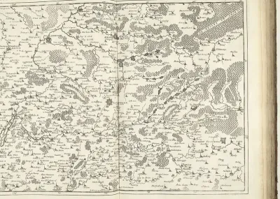 Kaart van Noord-Frankrijk, 1712