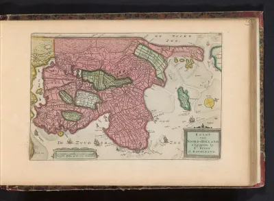 Kaart van Noord-Holland