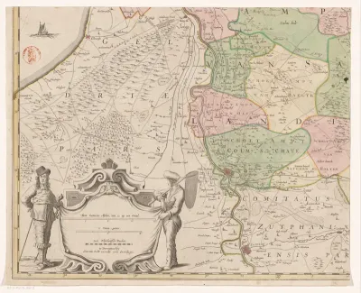 Kaart van Overijssel (deel linksonder)
