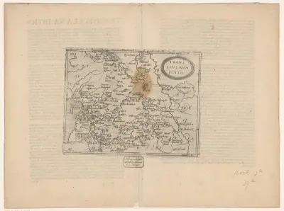 Kaart van Overijssel en Drenthe