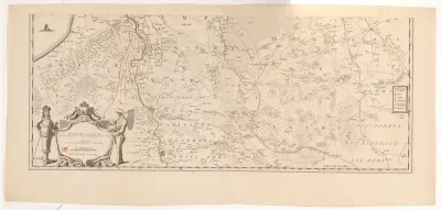 Kaart van Overijssel (onderste deel)