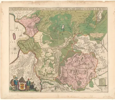 Kaart van Overijssel