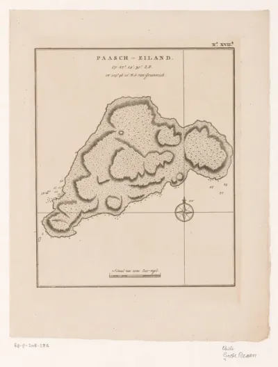 Kaart van Paaseiland