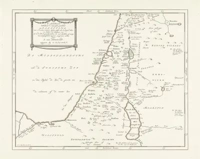 Kaart van Palestina