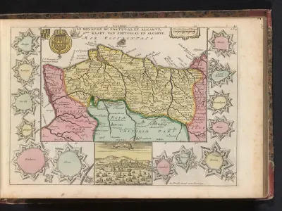 Kaart van Portugal