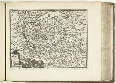 Kaart van Savoye, 1726
