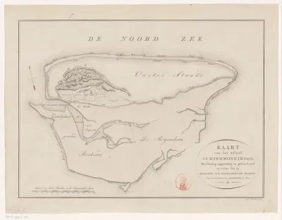 Kaart van Schiermonnikoog