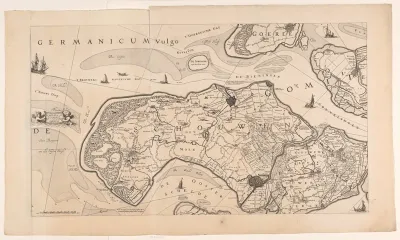 Kaart van Schouwen-Duiveland